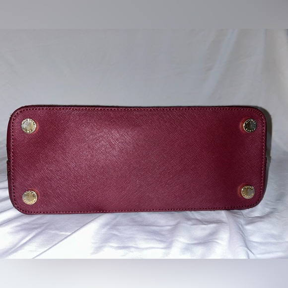 MICHAEL KORS BURGUNDY PURSE - Picture 3 of 5